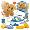 Smilesskiddo Vet Play Sets for Kids - Veterinarian kit for Kids with Interactive Electric Dog and Cage, Doctor Pretent Play Pupp