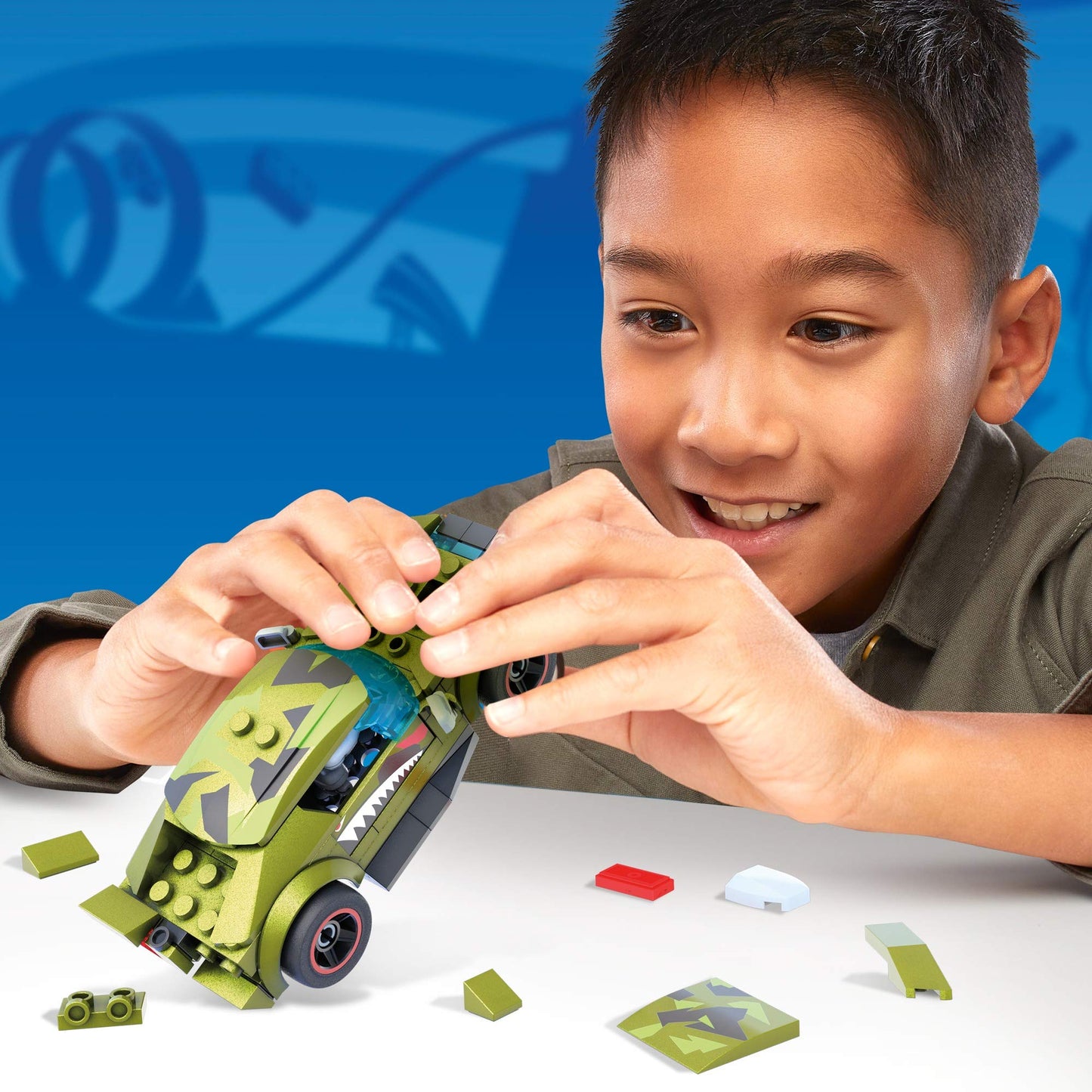 Mega Construx Hot Wheels Muscle Bound Construction Set, Building Toys For Kids 5 Years And Up