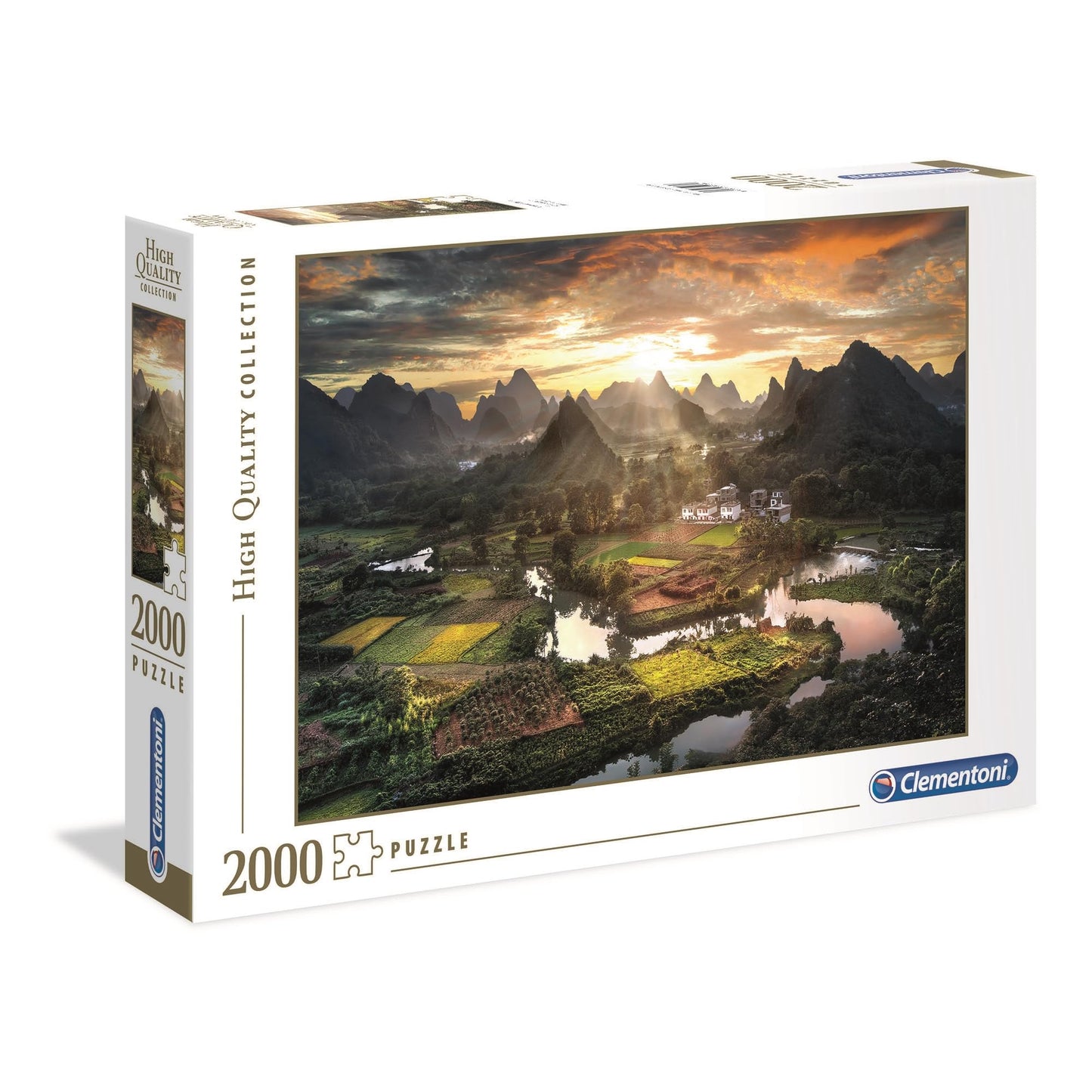 Clementoni - 32564 - Collection Puzzle - View Of China - 2000 Pieces - Made In Italy - Jigsaw Puzzles For Adult