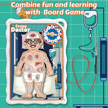 Classic Operate Board Game For Kids Ages 3-8, Fun Games Operate Game Play With Tweezers & Fun Game Pieces, Family Games For Kids