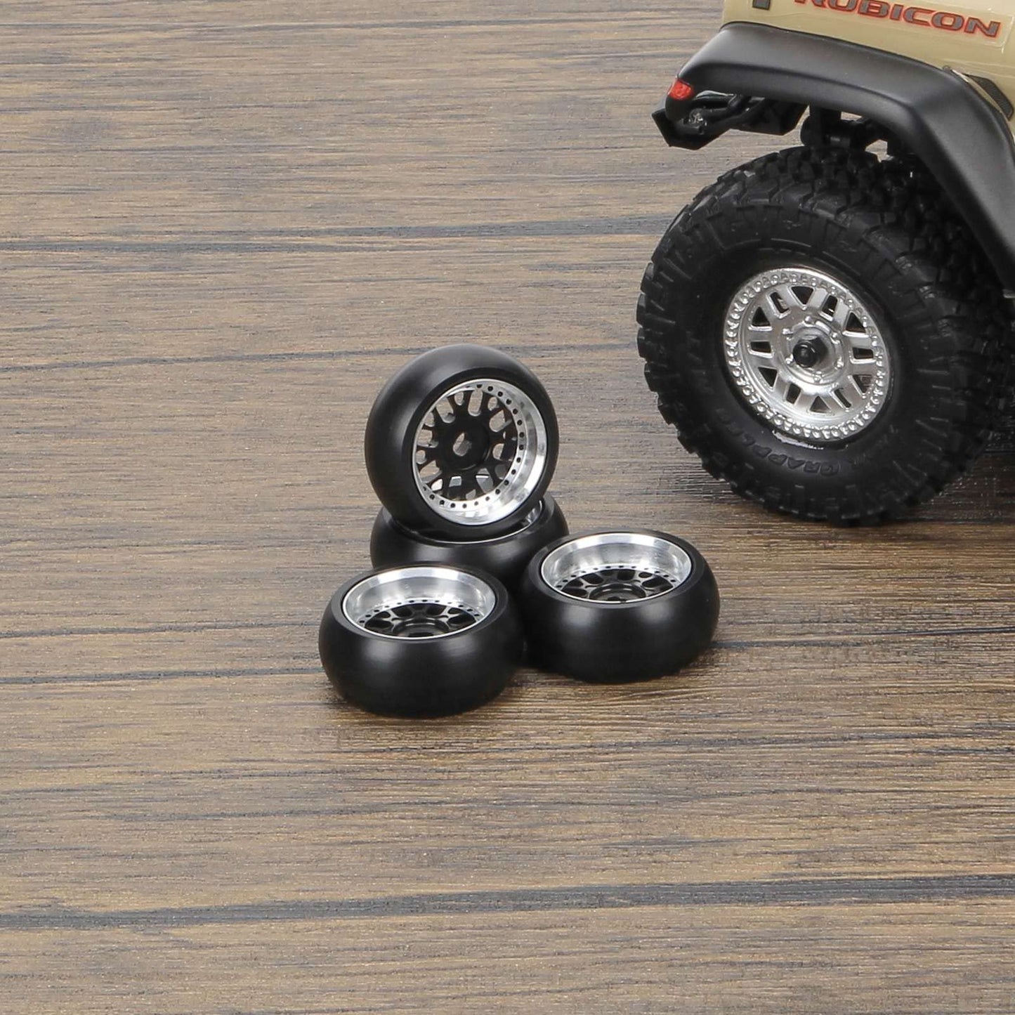 RCAWD RC Rims & Tires for 1/28 Wltoys Kyosho Mini-Z, Mini-Q, Mini-D, K969 K989 P929 Drift Rally Upgrades, No More Glue RC Wheel