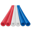 6 Pack 52 Inch Red White And Blue Patriot Pack Deluxe Foam Pool Swim Noodles