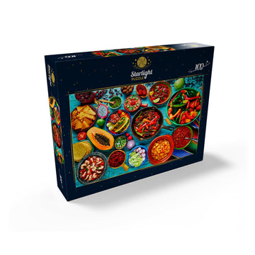 Mypuzzle Mexican Food - Premium 100 Piece Jigsaw Puzzle - Made In Usa