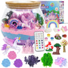 Unicorn Light-Up Terrarium Kit For Kids - Led Night Light Birthday Gift For Girls Ages 4 5 6 7 8-12 Year Old - Unicorn Toys For