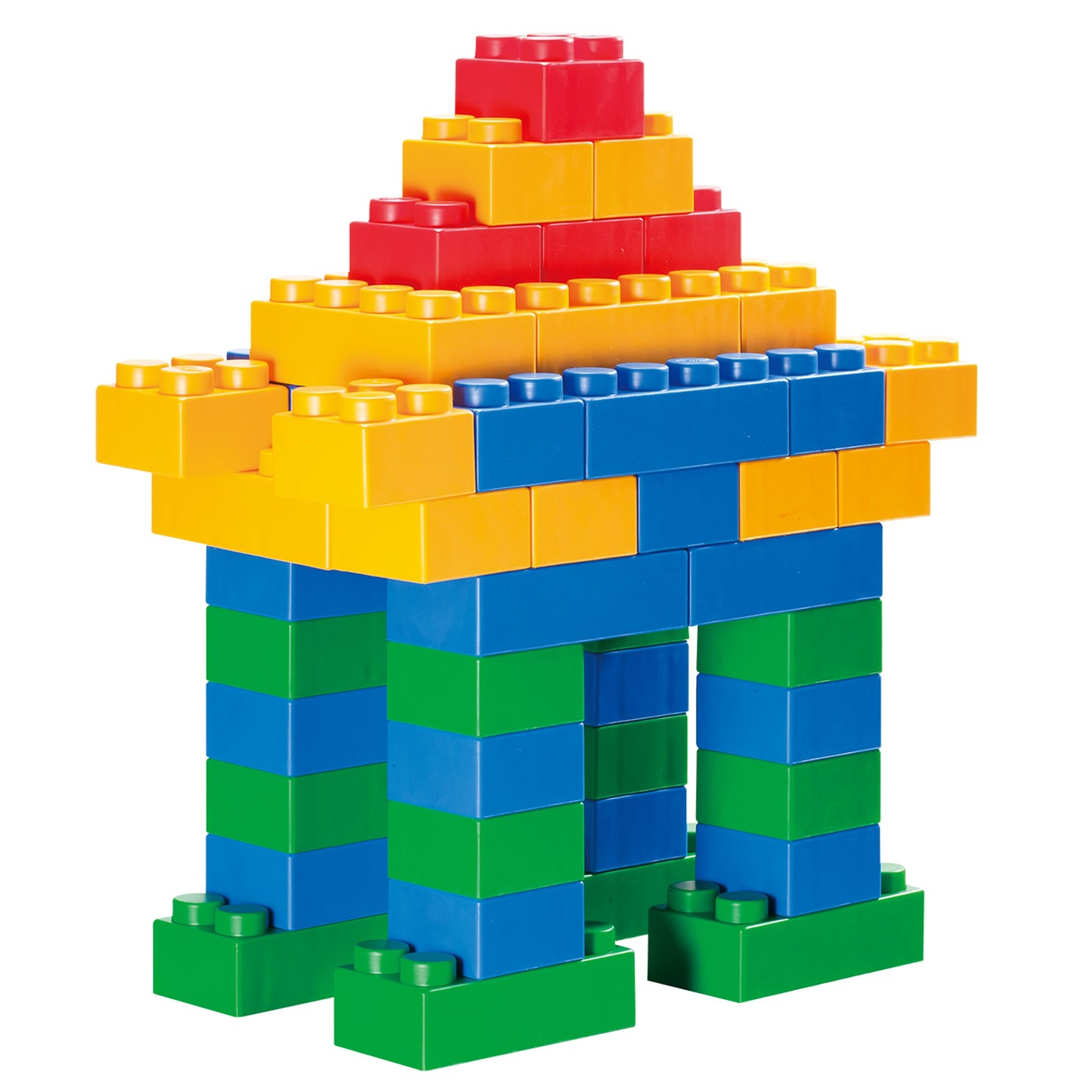 Uniplay Plump Soft Building Blocks - 120-Piece Jumbo Stacking Multicolor Set For Early Cognitive Development And Creative Play -