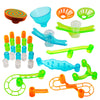 Marble Genius Marble Run Stunts Booster Set: 30 Pieces Total, 9 Action Pieces Including New Patented Trampoline, Includes Free Online App And Full-Color Instruction Booklet, Made For Ages 5 And Up