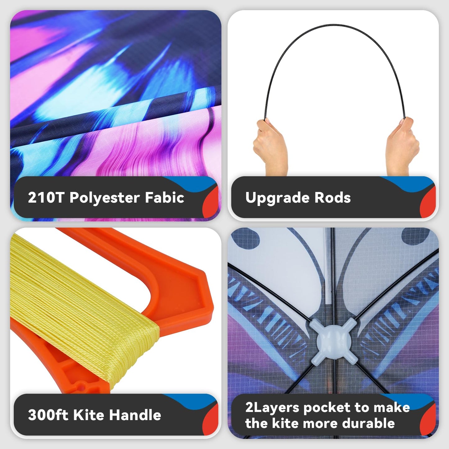 Sgftre Colorful Butterfly Kites Easy To Fly Toys