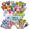 18 PCS Finger Puppets Set Mini Stuffed Animals for Storytelling Teaching Playtime Schools Birthday Party Gift Favor Supplies
