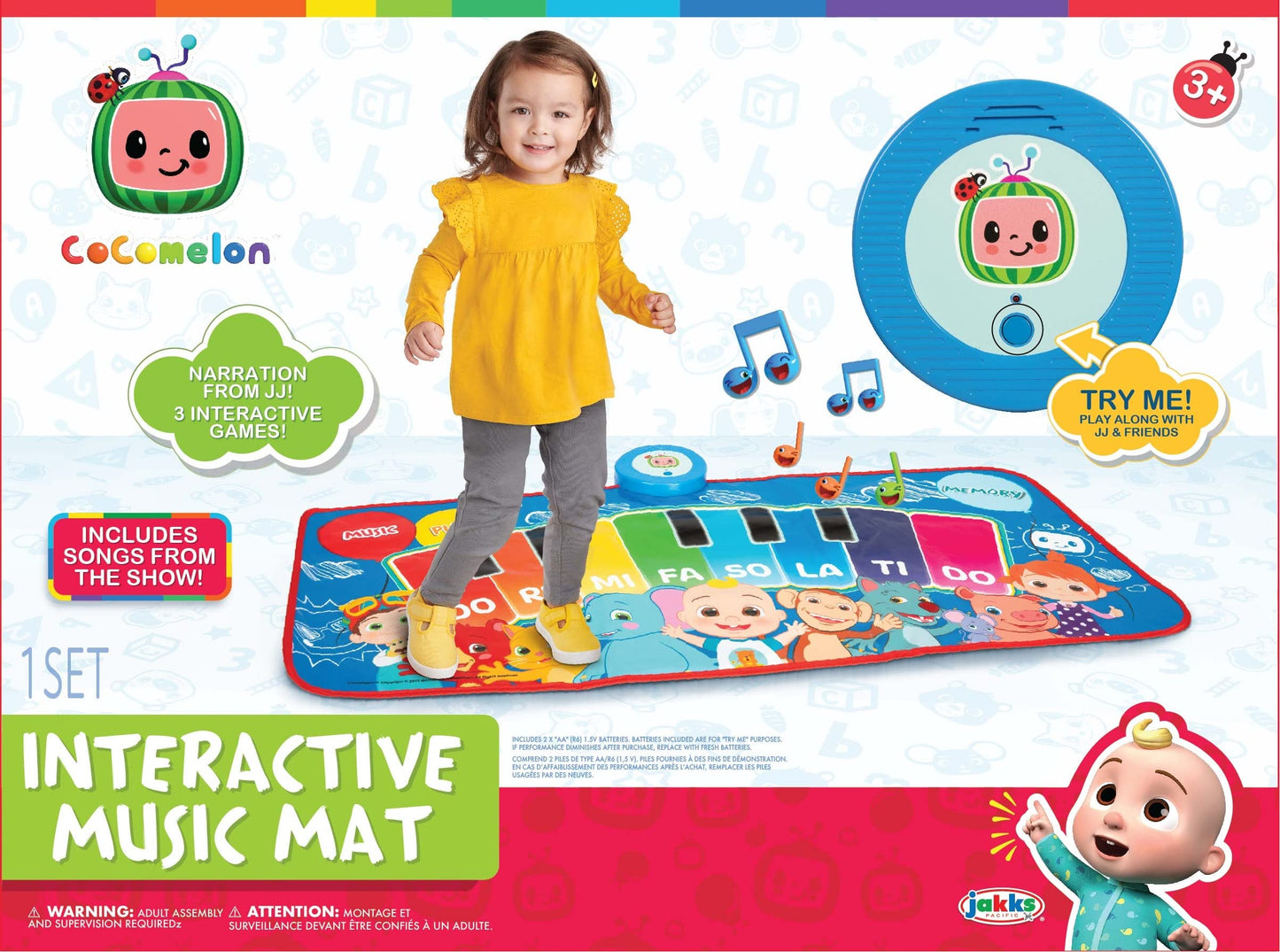 Cocomelon Music Mat Electronic Piano Dance Mat For Kids