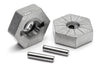 HPI Racing 86804 Hex Wheel Hub, 17mm, Silver