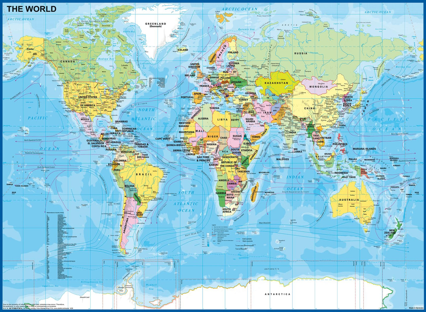 Ravensburger The World 200 Piece Puzzle For Kids - Every Piece Is Unique, Pieces Fit Together Perfectly