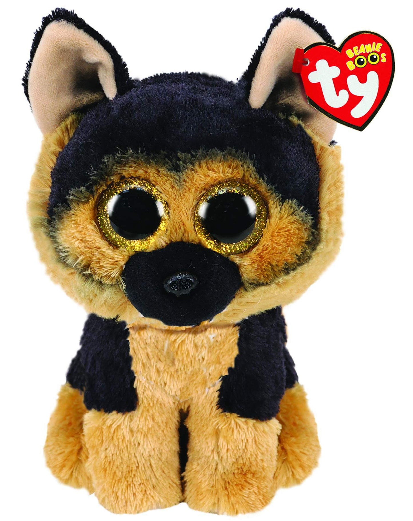 Dijkoo Ty Beanie Boos 6" Spirit Plush German Shepherd - Multi-Color, Model 5016563884358