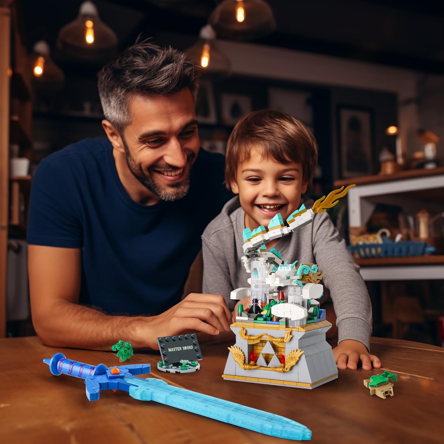 Sillbird Glowing Master Sword Building Blocks Set, 677pcs, Colorful, 12"x8"x2", Model CA-I92211, Perfect Gift for Link Fans Ages 8-12