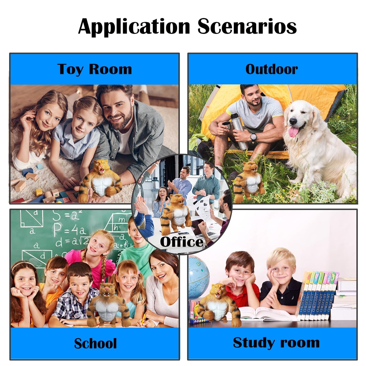 YANZHE Fun Stretchy Soft Animal Figure Toy Sensory Stress Relief for Kids and mature-themeds (Large Light Weight 1.3LB)