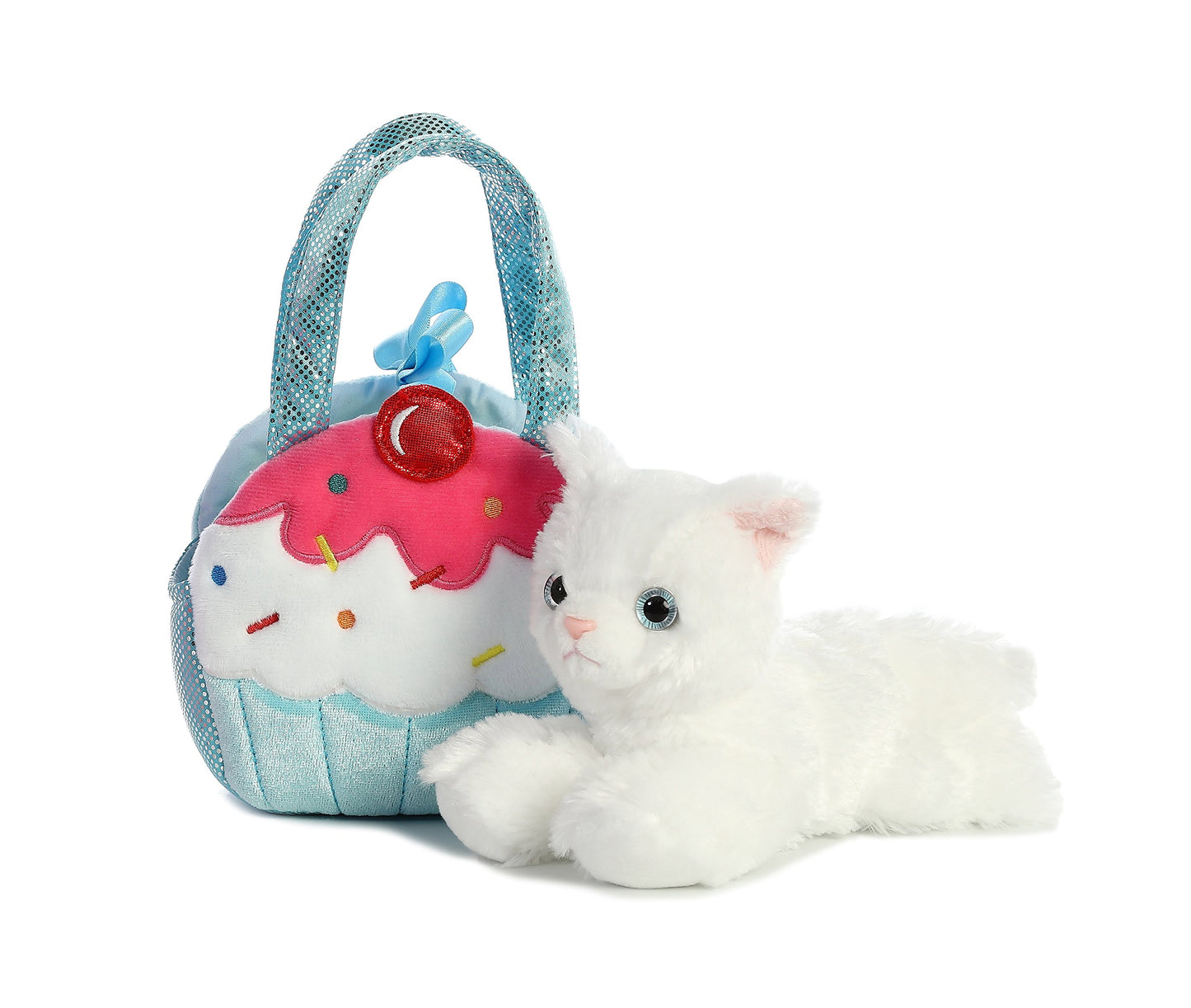 Aurora® Fashionable Fancy Pals™ Sweets Kitty Stuffed Animal - On-The-Go Companions - Stylish Accessories - Multicolor 7 Inches
