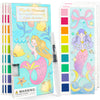 ROOCHKD Watercolor Painting Coloring Books Pocket Watercolor Paint Bookmarks, Mess Free Paint with Water Set, Travel Class Activ