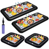 Inflatable Ice Serving Bar Pool Party Buffet Drink Cooler Floating Ice Tray Food Drink Containers for Summer Parties with Inflat