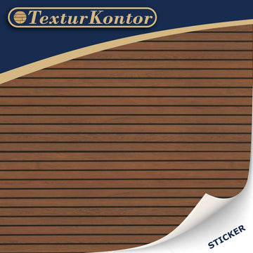 3 Sheets Self-Adhesive Wall Cladding for Dollhouse 1:12 Scale (Wood Peneele Brown)