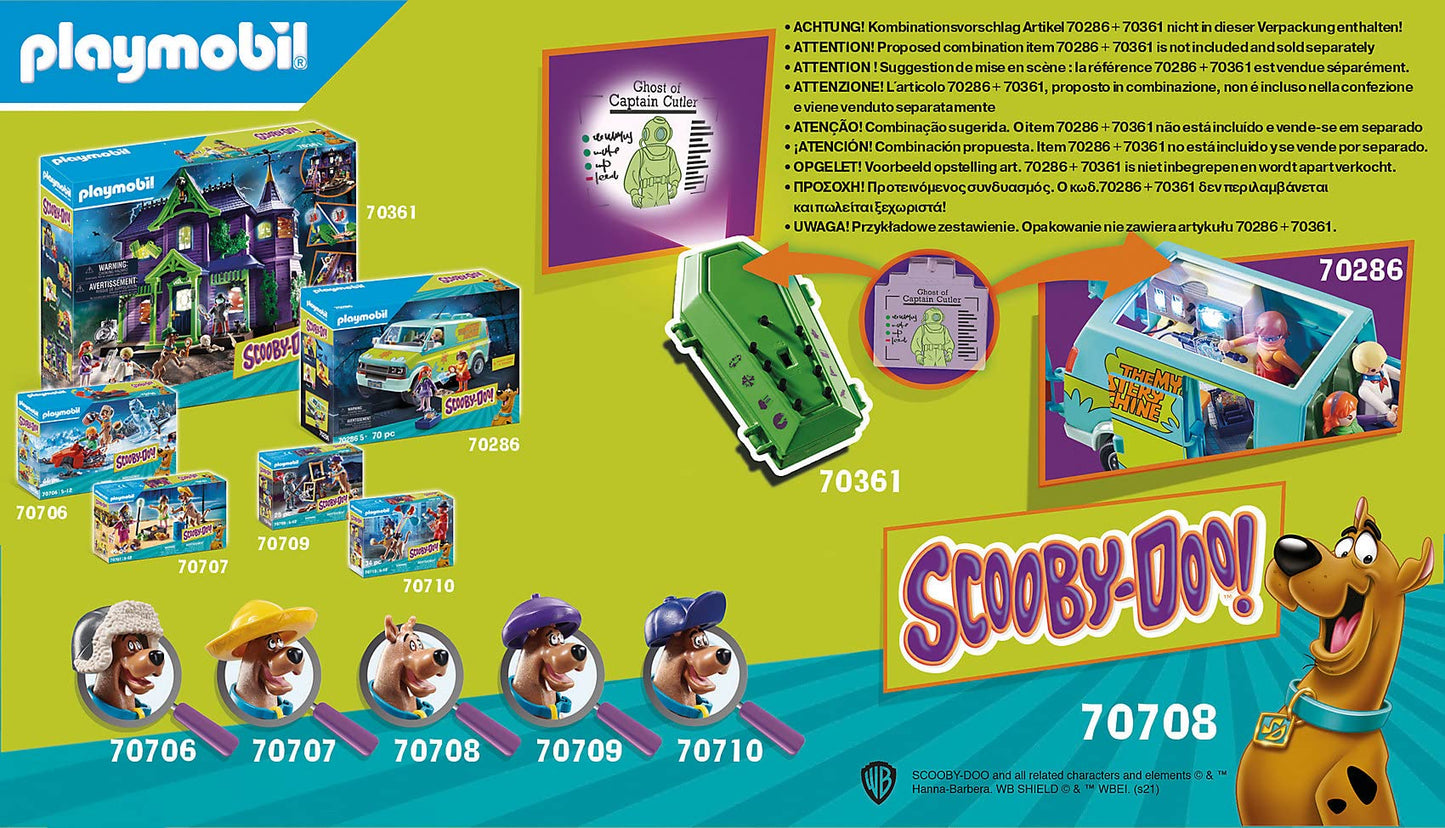 Playmobil Scooby-Doo! Adventure With Ghost Of Captain Cutler