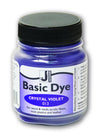 Jacquard Basic Dye .5oz - Crystal Violet - The Perfect Solution for Hard to Dye Materials - Wood - Reeds - Straw - Paper - Leath