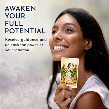 Awaken Tarot Cards With Guide Book - Modern Tarot Deck Inspired By The Rider Waite Tarot Cards For Beginners And Professionals, Beginner Tarot Decks With Guidebook
