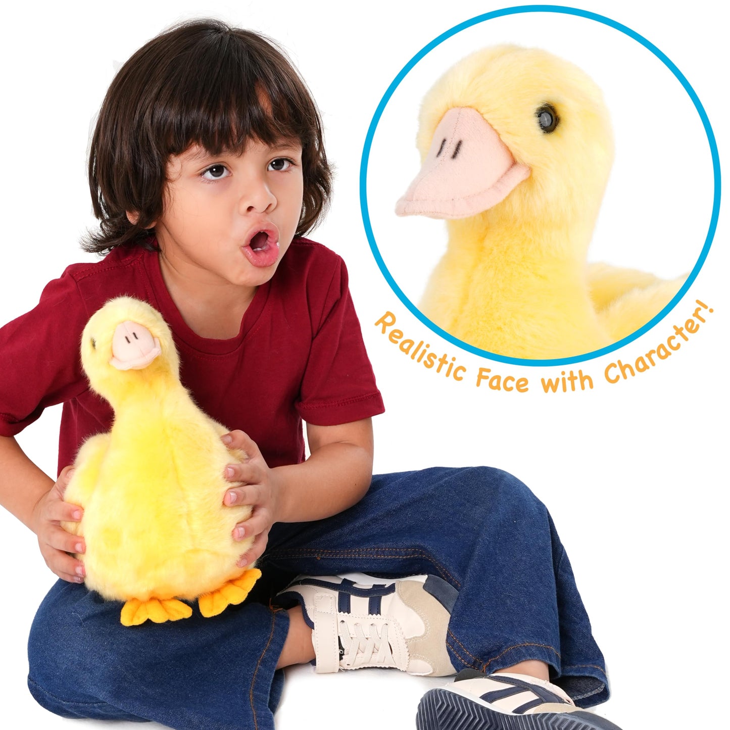 Tigerhart Dani The Duckling - 10.5 Inch Stuffed Animal Plush Duck