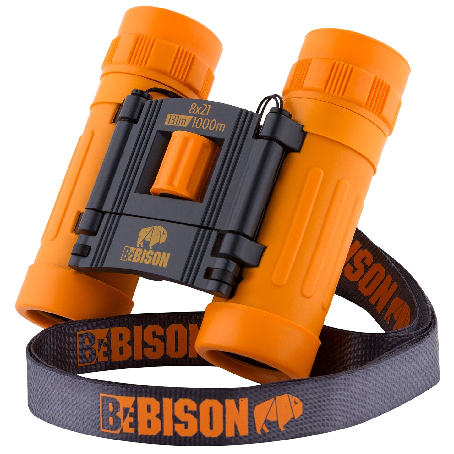 Bebison Binoculars For Kids - 8X21 High Resolution Real Optics - Compact Folding Shockproof Kids Binoculars For Bird Watching -