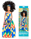 Koolorez: Olivia - Our Queens Black Doll Set - Brown/Black Afro Doll W/Movable Joints - Lovely 12.5'' Dark Skin & Diversity Doll