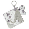 Mary Meyer Afrique Crinkle Teether Toy With Baby Paper And Squeaker, 6 X 6-Inches, Elephant