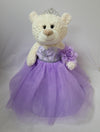 KINNEX COLLECTIONS SINCE 1997 20 Teddy Bear with Elegant Dress (Centerpiece) ~ B16631N-5 (Lavender)
