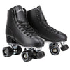 Skate Gear Retro Quad Roller Skates With Structured Boot (Black, Women'S 6 / Youth 5 / Men'S 5)