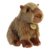 Aurora Realistic Miyoni Capybara Stuffed Animal - Brown 9 Inches - Lifelike Detail, Polyester Material, Cherished Companionship