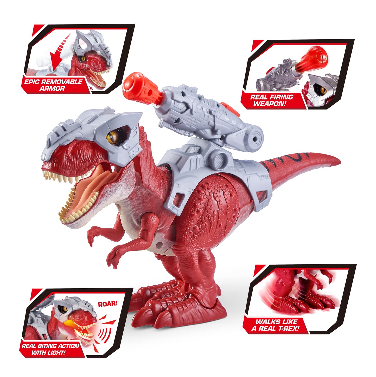 Robo Alive Dino Wars T-Rex 7132 - One Size Plastic Toy in T-Rex Color