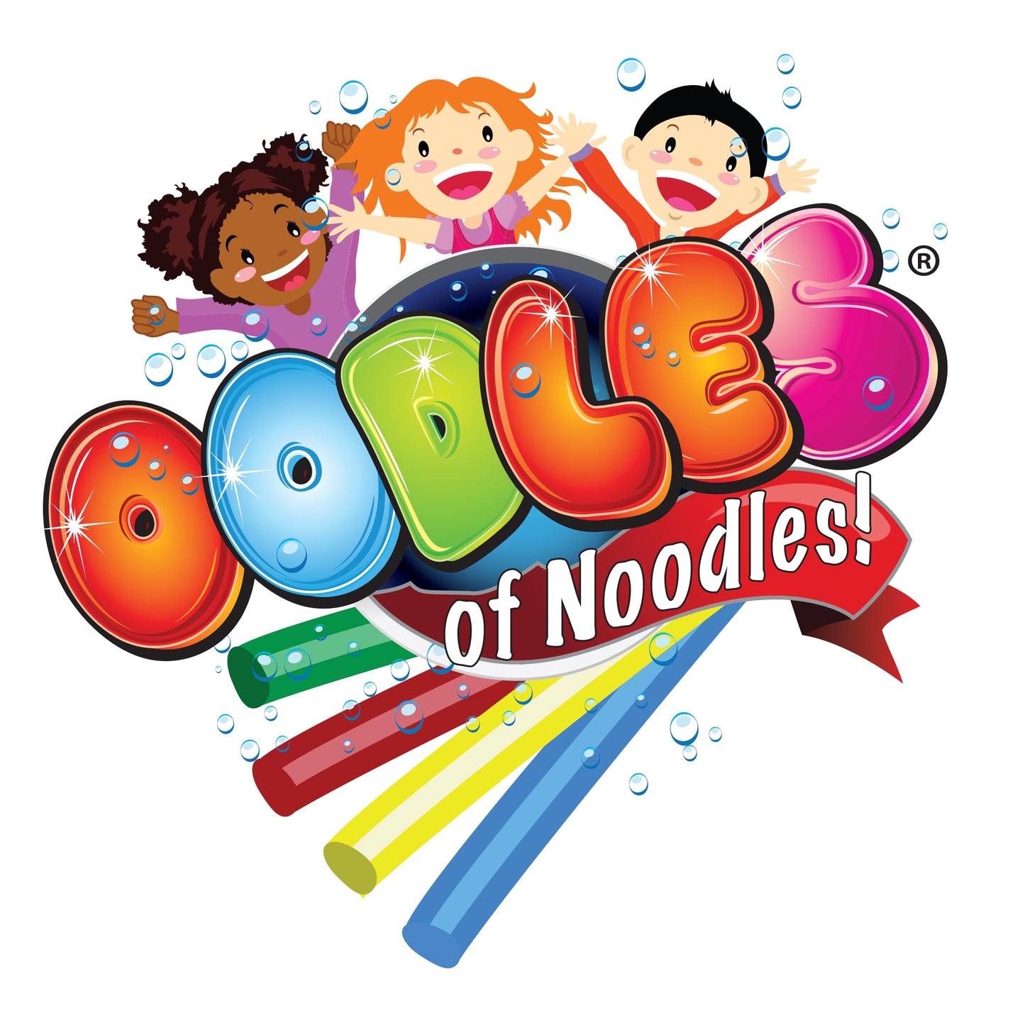 Oodles Of Noodles Deluxe Foam Pool Swim Noodles - 6 Pack Red