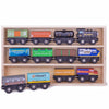 Conductor Carl Playtime Express Train Set - 12-Piece Wooden Box, Unique Designs, Color: Wood, Model: TCON-301