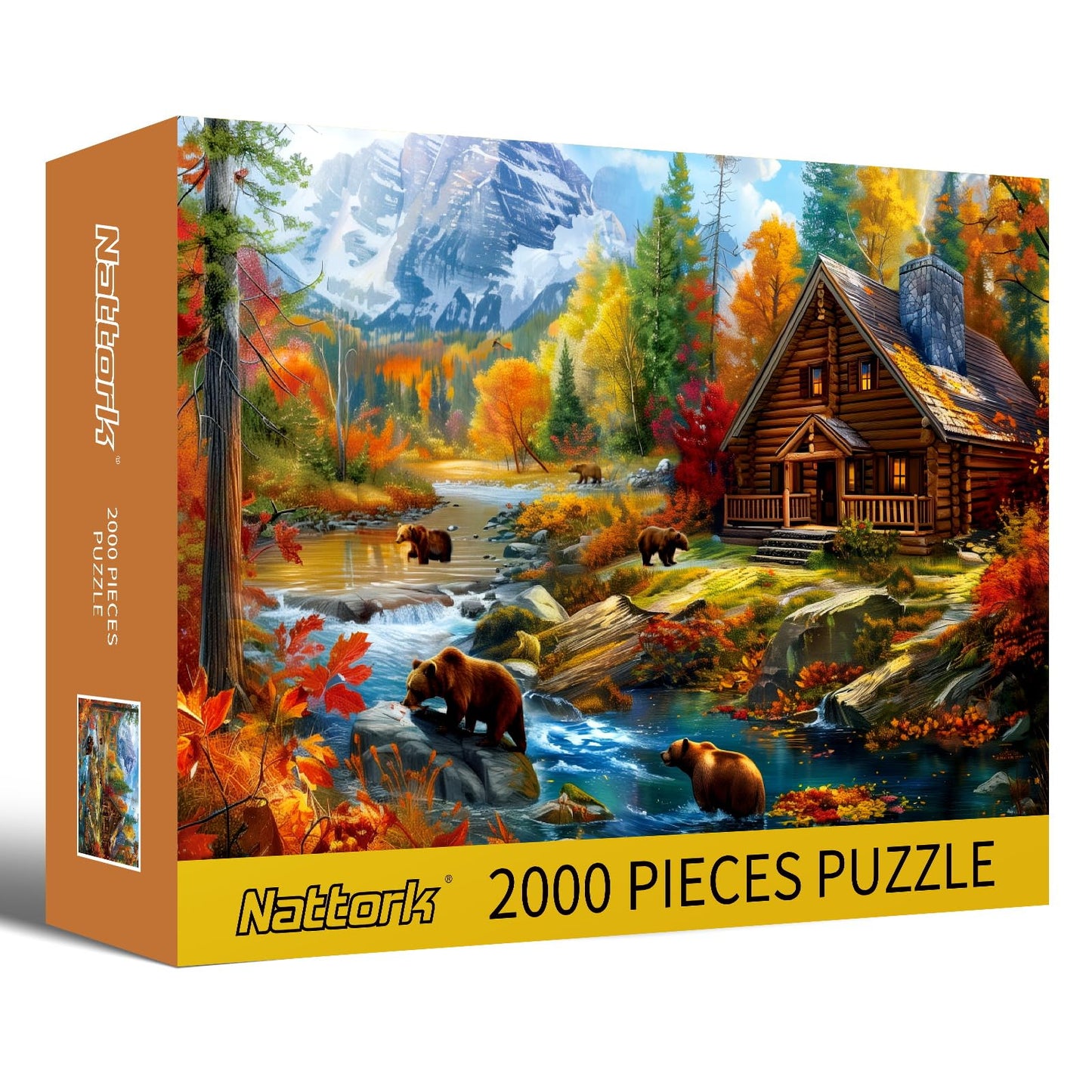 Jigsaw Puzzles 2000 Pieces For Adults Families Bear Village Pieces Fit Together Perfectly