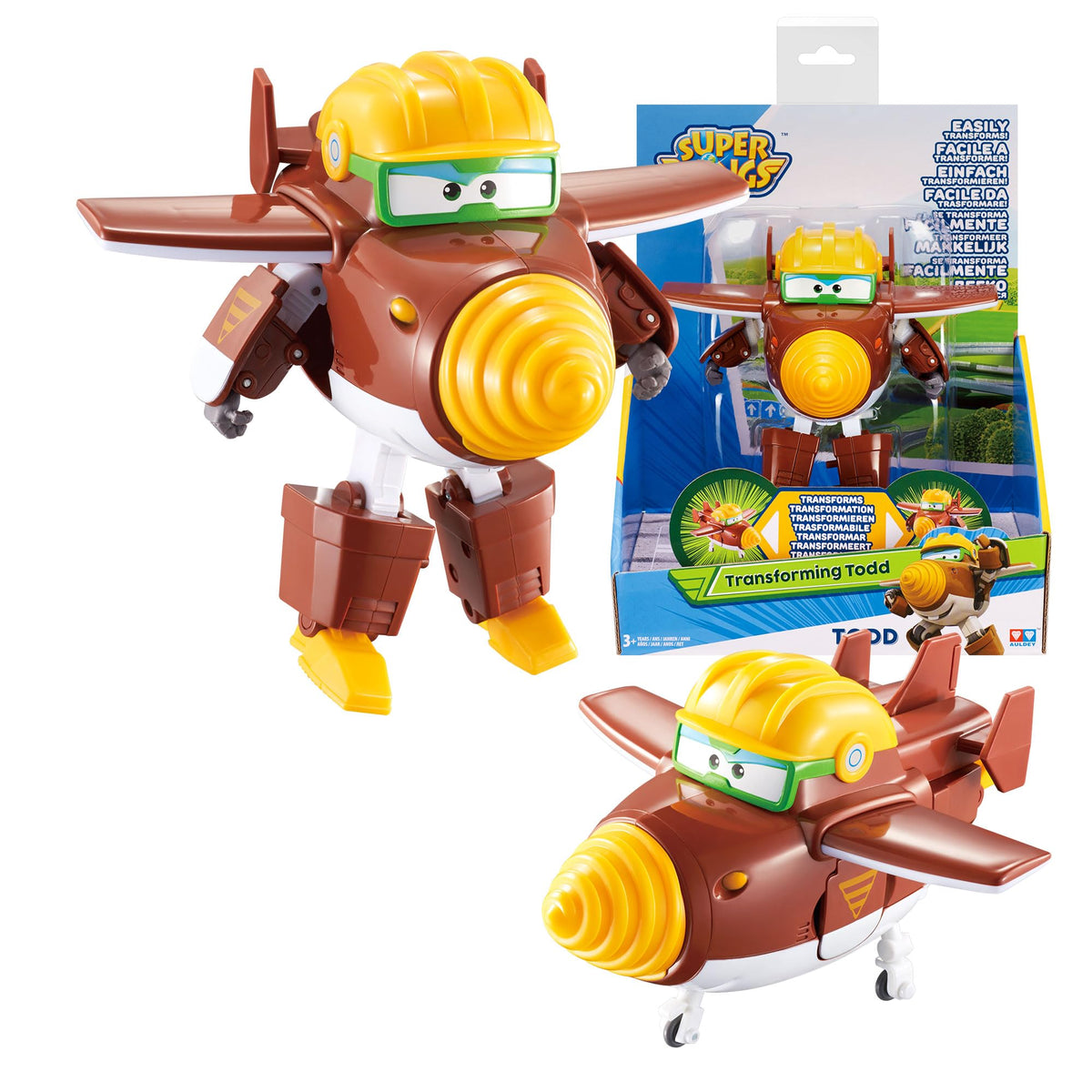 Super Wings Transforming Todd Toy Figure | Plane | Bot | 5 Scale