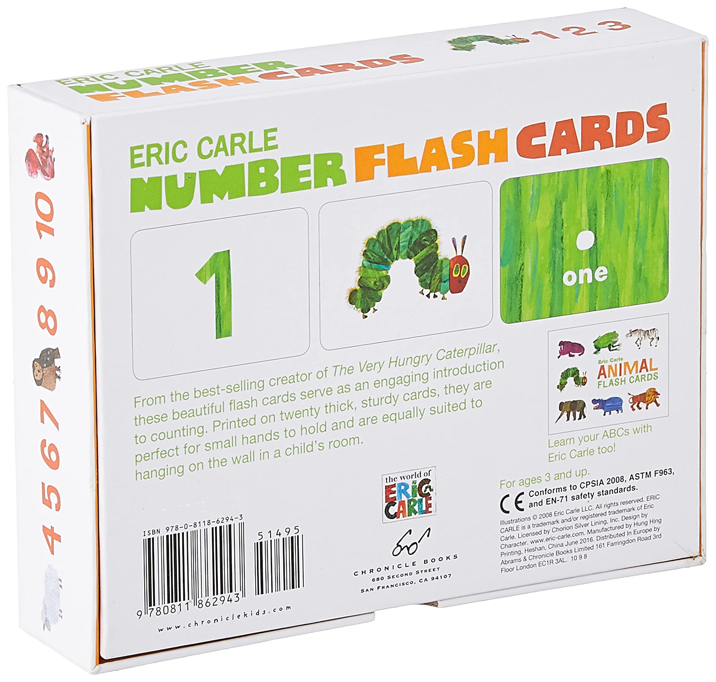 Chronicle Books, Eric Carle Number Flash Cards