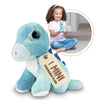 Forest & Twelfth Stuffed Stegosaurus, Single Mini Stuffed Animal Plush Toy For Kids, Dinosaur Party Favors And Goody Bags, Class