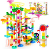 Joyin 236Pcs Glowing Marble Run With Motorized Elevator- Construction Building Blocks Toys With 30 Glow In The Dark Plastic Marbles, Easter Stem Gifts For Boys And Girls