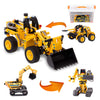 Rani Prize 4-In-1 Diy Construction Stem Toy: 603-Piece Excavator Building & Robotics Kit, Educational Engineering Playset For Boys & Girls 8-12, Quality Family Time Popular Gift With Storage Box