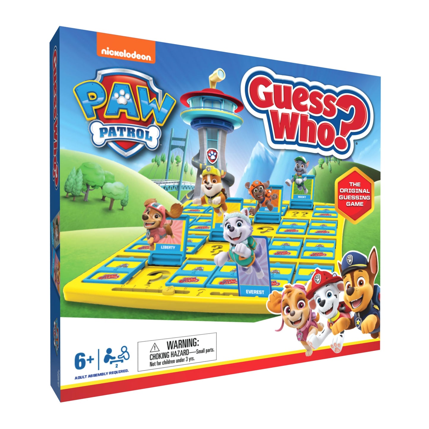 Guess Who? Paw Patrol Board Game, Featuring Chase, Rocky, Skye, And More, Officially Licensed Nickelodeon Paw Patrol Game, Family-Friendly Children'S Mystery Game Of Deduction, Ages 6 & Up
