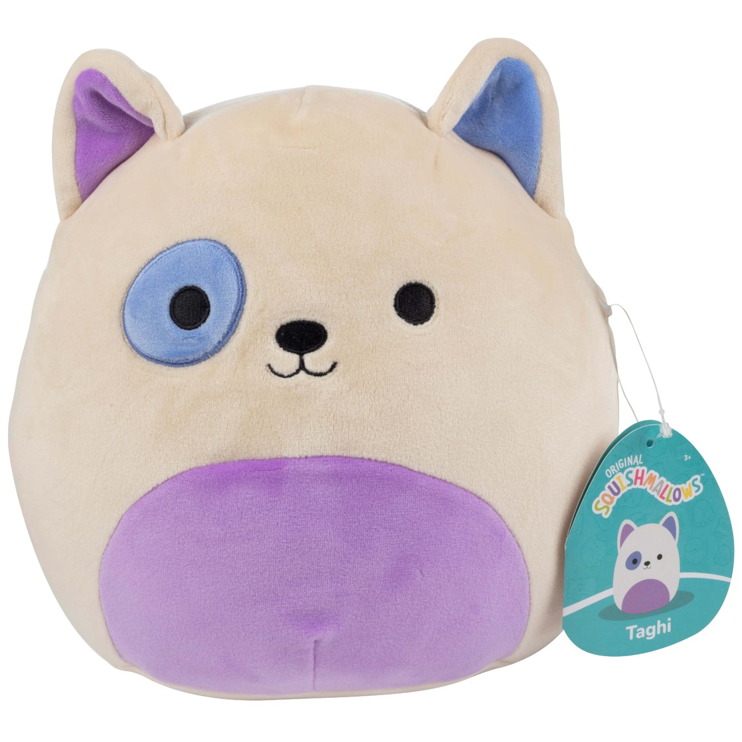 Squishmallows Original 8-Inch Taghi The Puppy - Official Jazwares Pet Plush - Collectible Soft Squishy Dog Stuffed Animal Toy -