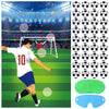 Pin The Soccer On The Goal Kids Party Games Soccer Birthday Games For Boys Soccer Birthday Party Supplies Decorations, Large Soccer Game Poster With 36 Soccer Stickers Classroom Soccer Party Favors