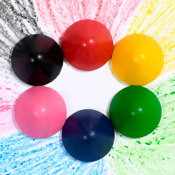 READY 2 LEARN Easy Grip Crayons - 6 Non-Toxic Colors for Ages 18m+ - Model CE6912 - Ideal for Toddlers