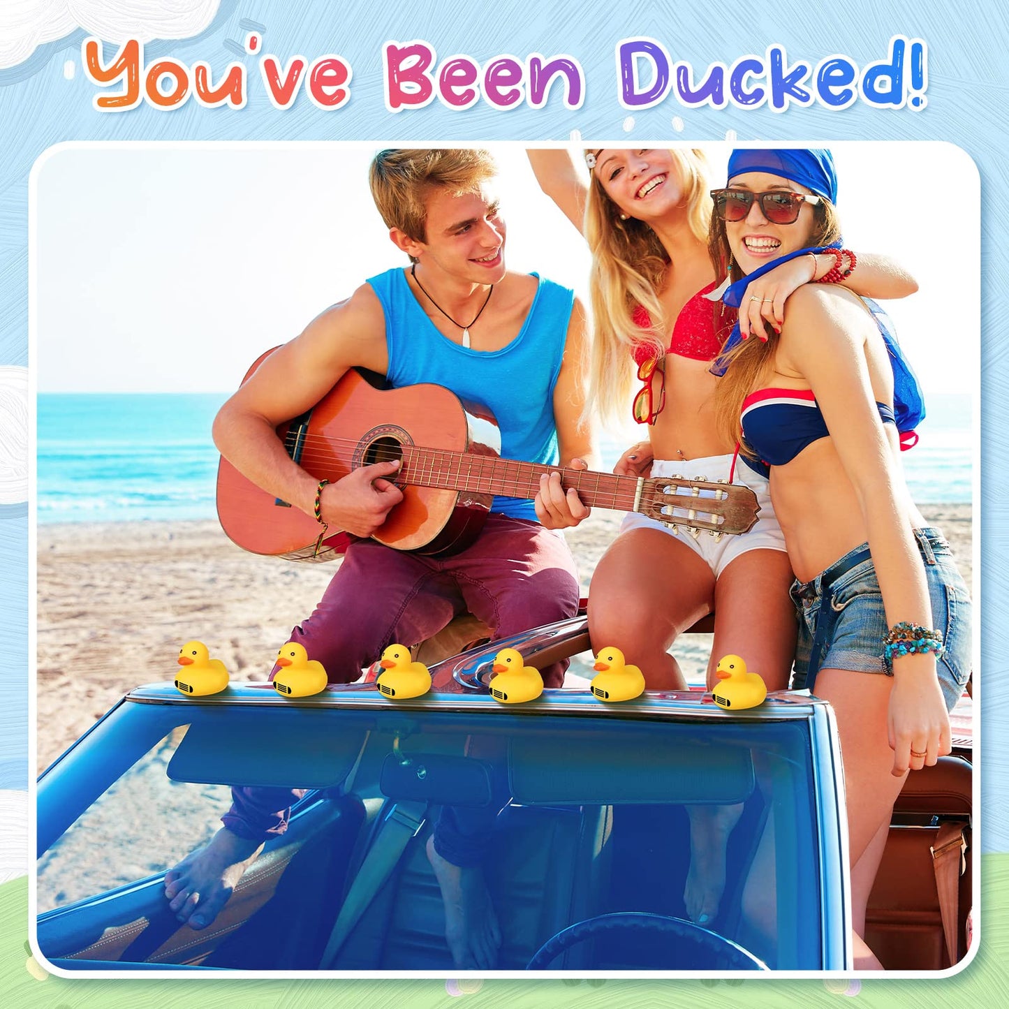Leitee Ducks For Ducking You'Ve Been Ducked Rubber Ducks Mini Ducks Bulk Yellow Duck Rubber Duckies Yellow Ducky For Bath Toys Birthday Game Pool Party Favors(72 Pcs, Cute)