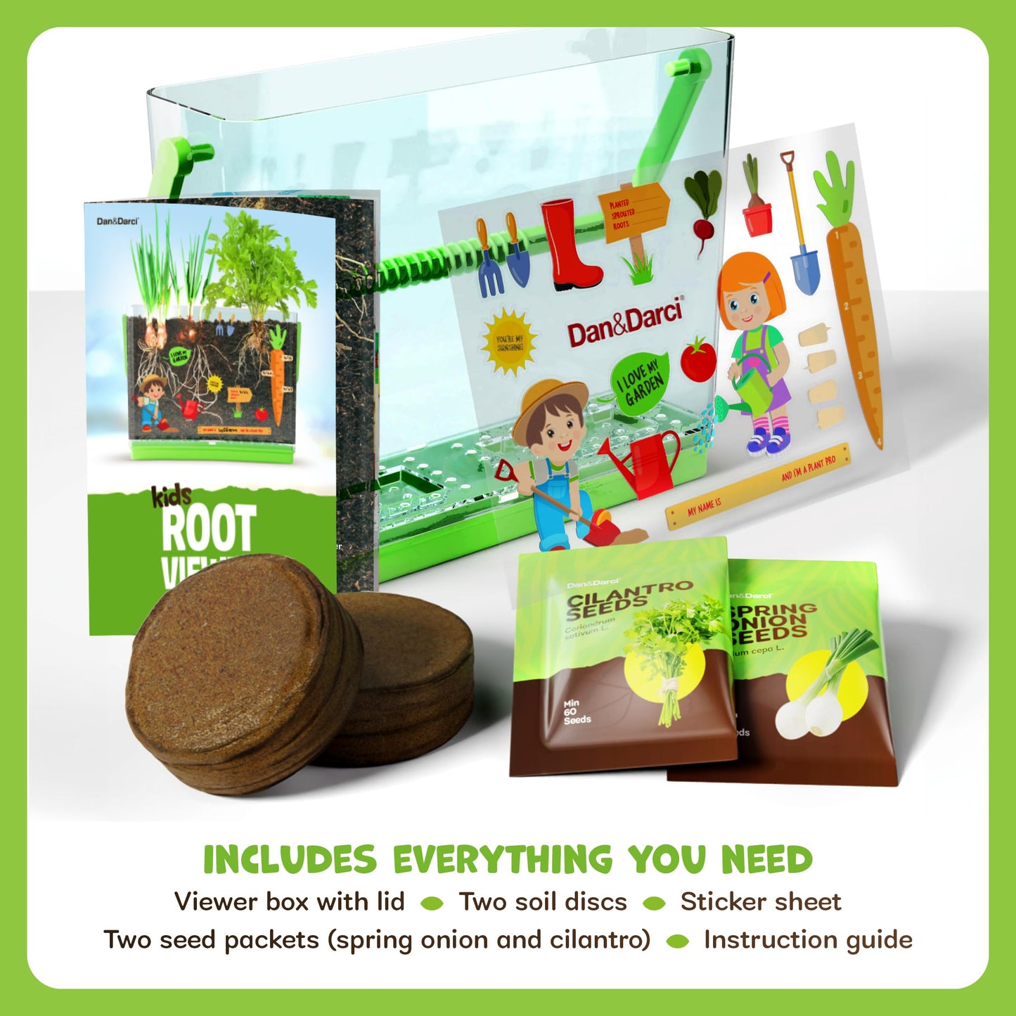Root Viewer Kit For Kids - Easter Gifts - Grow Your Own Plant For Boys & Girls - Science Stem Toy & Craft Growing Kits For Ages 4-8 Birthday Gifts For Boy, Girl 4, 5, 6, 7, 8, Year Old - Gardening Toy