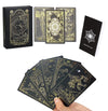 Vovcig 78 Tarot Card With Guidebook,Black Tarot Cards For Beginners Tarot Deck Set,Pvc Waterproof Tarot Cards,Divination Tool(Standard Size,Black)…