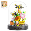 588 PCS Micro Brick Flower Bee Building Sets Mini Blocks Animals Botanical Collection Blocks Model for mature-themed Toys Home Decor and Office Art Creative Gift for Teens Ages 6+ Kids