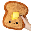 Squishable Mini Buttered Toast Plush Toy - Yellow, Soft Plush Material, Model 841024115710
